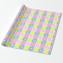 Cute Doodle Seamless Pattern Wrapping Paper