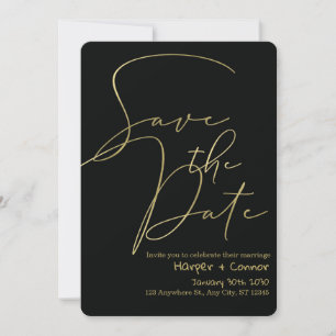 Cute Doodle Wedding Save the Date Invitation