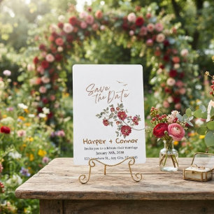 Cute Doodle Wedding Save the Date Invitation