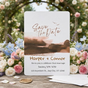Cute Doodle Wedding Save the Date Invitation