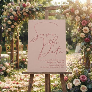 Cute Doodle Wedding Save the Date Invitation