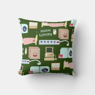 Cute Dorm Living Pattern Cushion