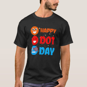 Cute Dot Pattern Smile September National Happy Do T-Shirt