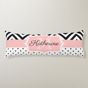 Cute Dots and Chevron Body Cushion