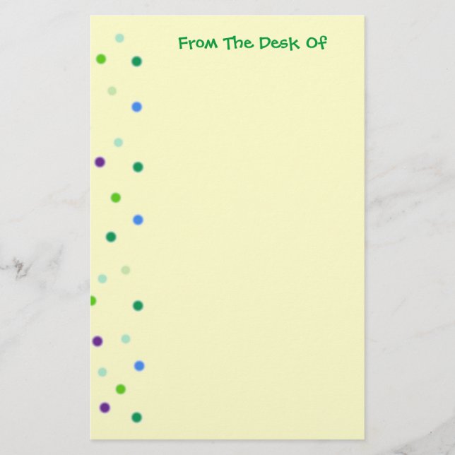 Cute Dots Stationery (Front)
