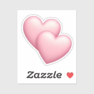 Cute Double Pink Hearts Emoji