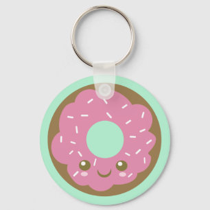 Cute Doughnut Keychain
