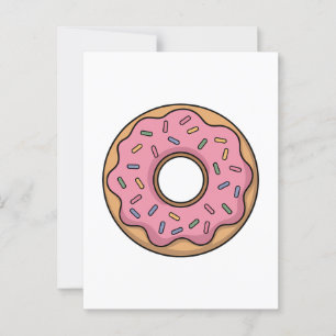 Cute Doughnut   Kids Postcard