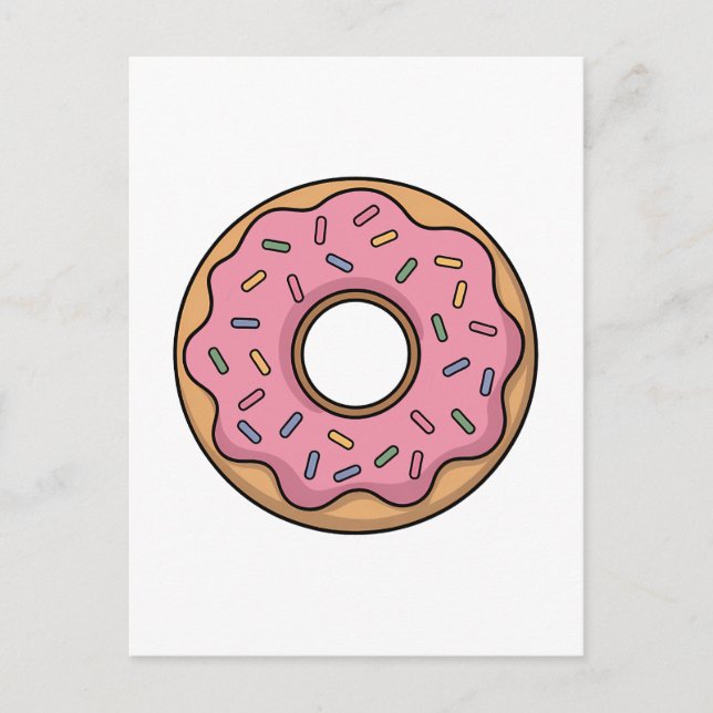 Cute Doughnut | Kids Postcard (Front)