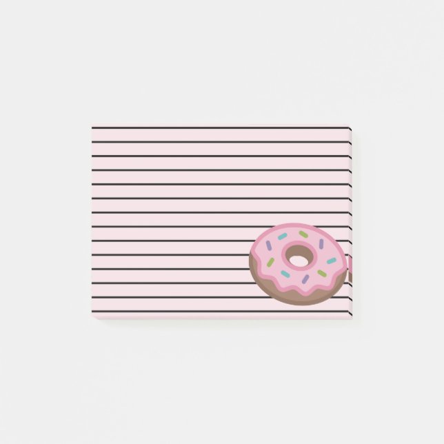 Cute Doughnut Post-it Note (Front)