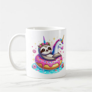 Cute Doughnut Pug Wearing A Doughnuts Costume 2025 Coffee Mug