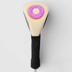 Cute Doughnut With Sprinkles Drawing Golf Head Cover