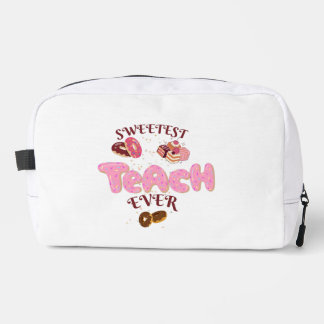 Cute Doughnuts Teacher Makeup Bag
