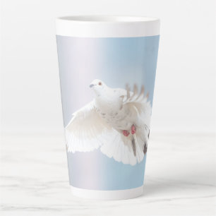 Cute Dove White Pigeon Love & Peace Symbol Bird  Latte Mug