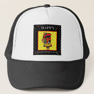 Cute Doxie Valentine Trucker Hat