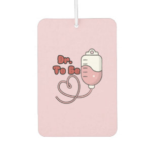 Cute Dr To Be Pink Medical Student Car Air Freshen Freshener