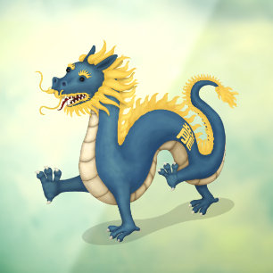 Cute Dragon 2024 Chinese Zodiac Animal Window Cling