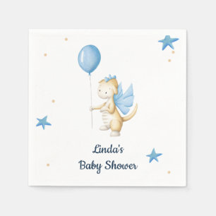 Cute Dragon Baby Shower Napkin
