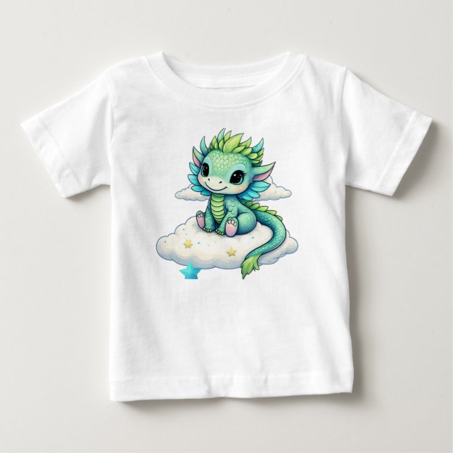 Cute dragon  baby T-Shirt (Front)