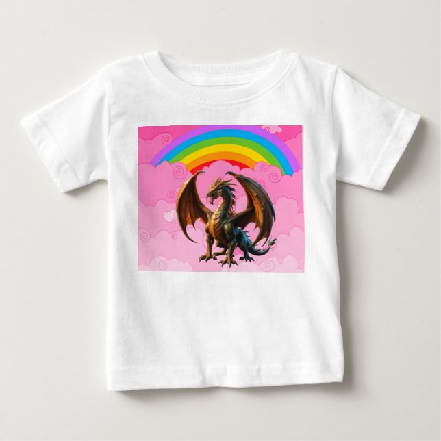 Cute Dragon Baby T-Shirt (Front)