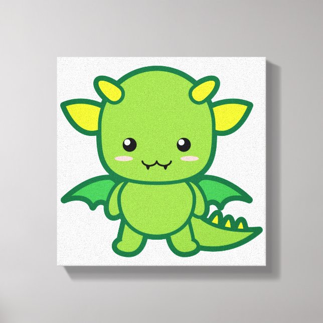 Cute Dragon Canvas Print (Front)