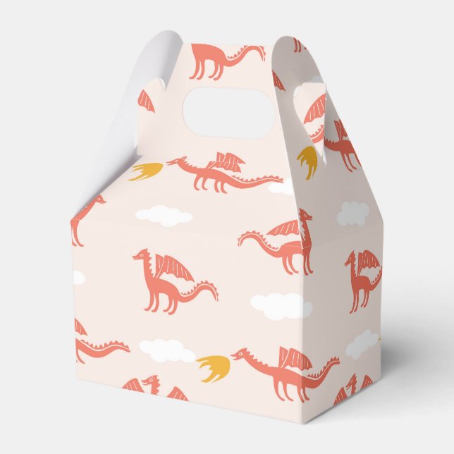 Cute Dragon Favour Box (Front Side)