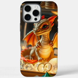 Cute Dragon in a Jewellery Box iPhone 16 Pro Max Case