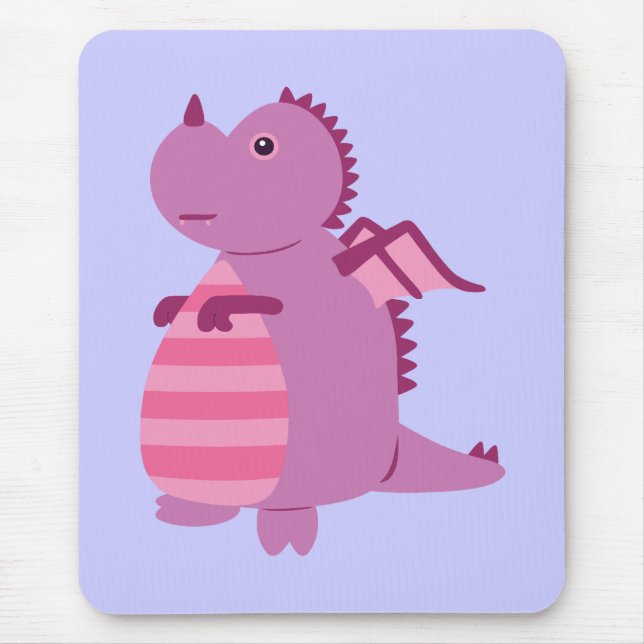 Cute Dragon Mouse Mat (Front)