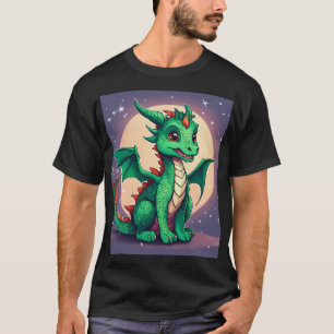 "Cute Dragon Skull Mascot T-Shirt" T-Shirt