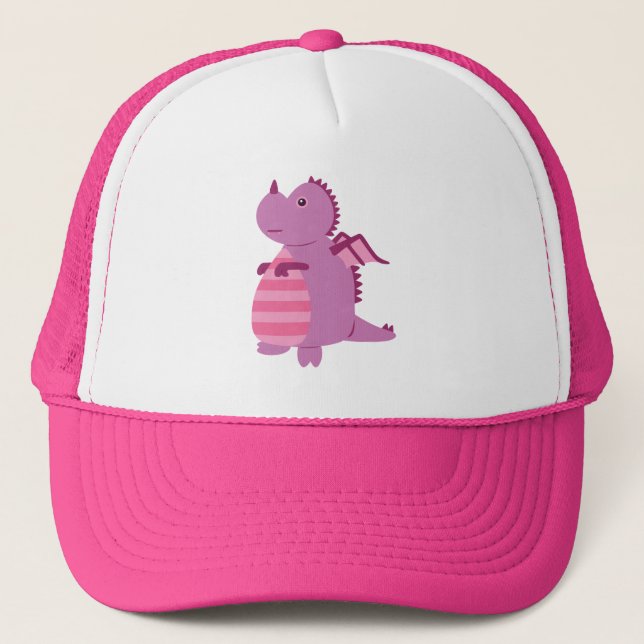 Cute Dragon Trucker Hat (Front)