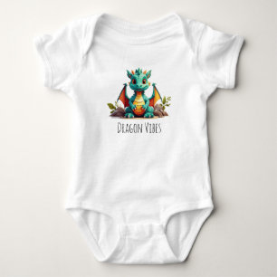 Cute Dragon Vibes Baby Dragon Bodysuit