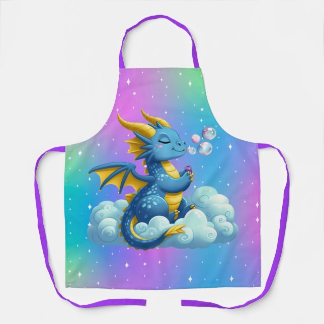 Cute Dragon/Whimsical  Apron (Front)
