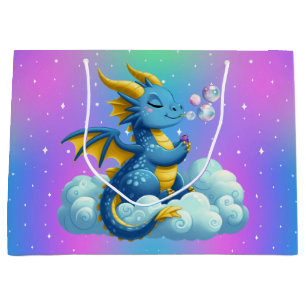 Cute Dragon/Whimsical Large Gift Bag