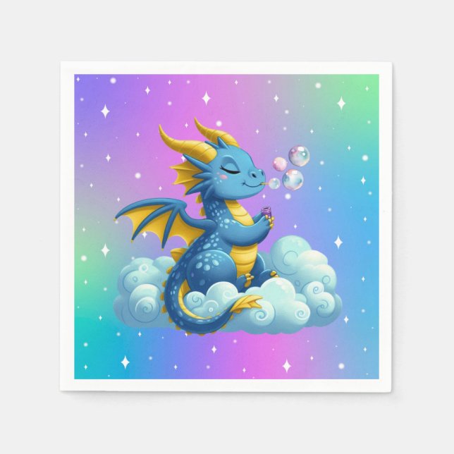 Cute Dragon/Whimsical  Napkin (Front)