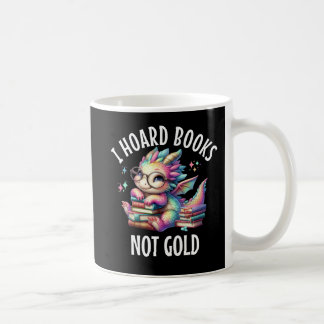 Cute Dragon with Book Reading Coffee Mug
