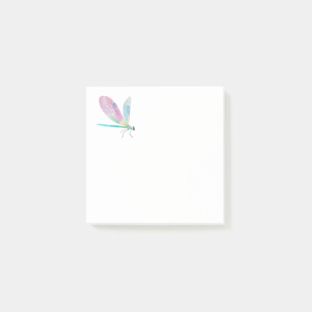 Cute dragonfly post-it notes (Front)