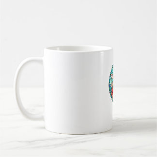 Cute Dragonfly Stained Glass Floral Dragon Fly Lov Coffee Mug