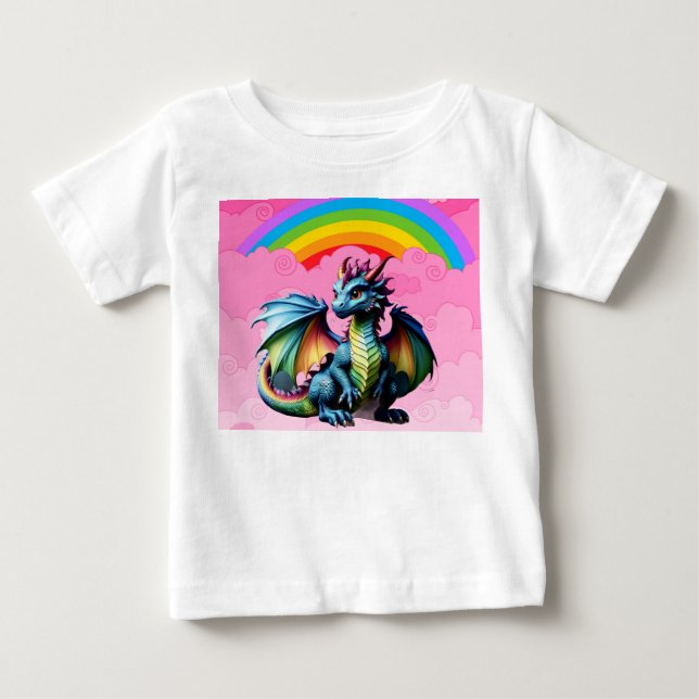 Cute Dragons Baby T-Shirt (Front)