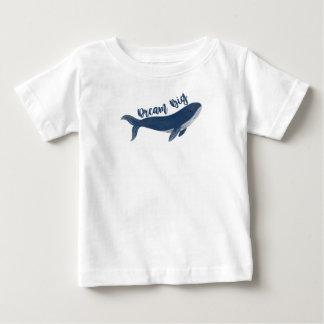 Cute "Dream Big" Whale Baby T-Shirt