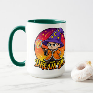 Cute Dream Big Wizard Coffee Mug