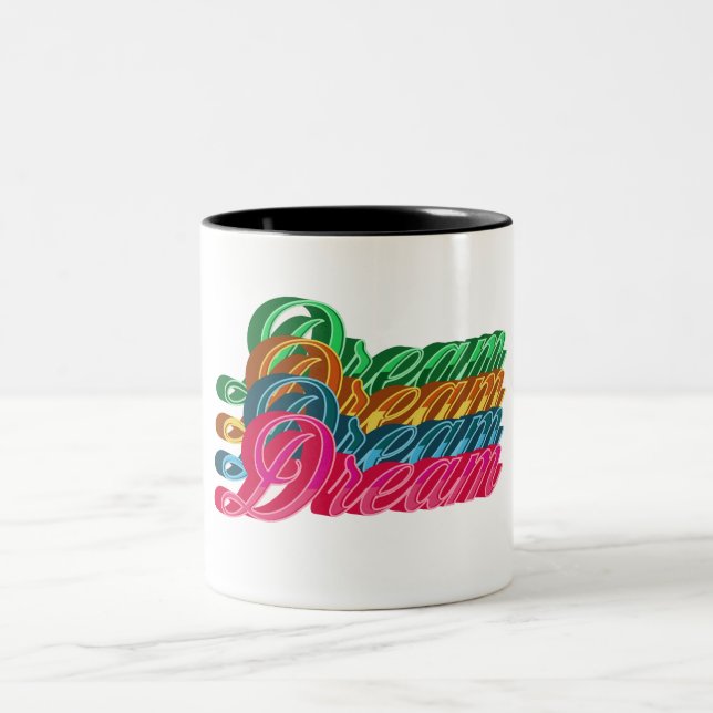 Cute Dream Two-Tone Coffee Mug (Center)