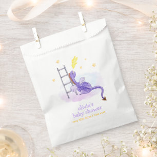Cute Dreamy Fairytale Dragon Stars Baby Shower  Favour Bags