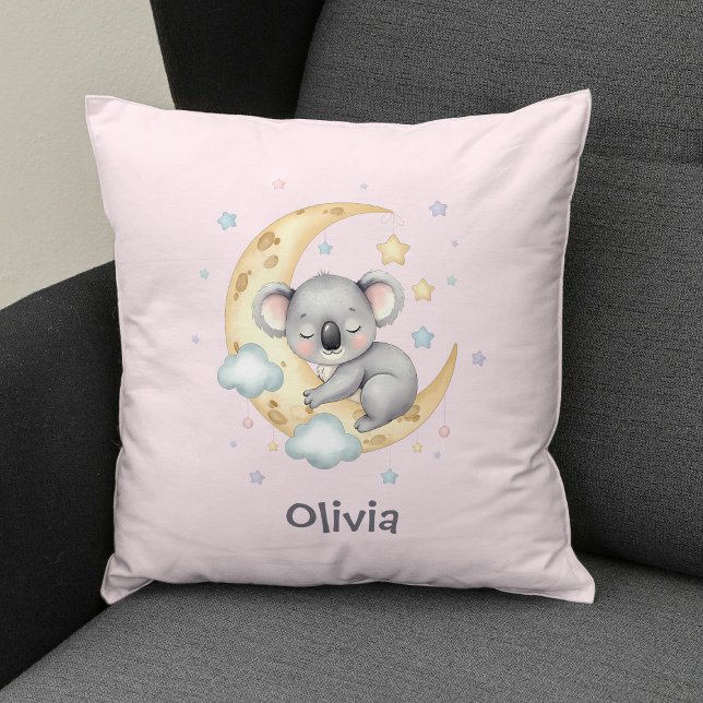 Cute Dreamy Koala Girls' Cushion (Creator Uploaded)