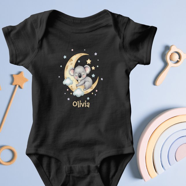 Cute Dreamy Koala Personalised Baby Bodysuit (Creator Uploaded)
