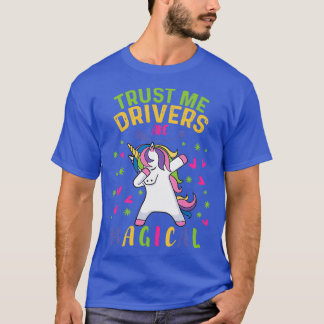 Cute Driver Gifts A Magical Gift Dabbing Unicorn P T-Shirt