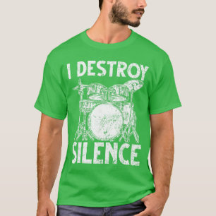 Cute Drum Set Art Men Women Drumming Rocker Music T-Shirt