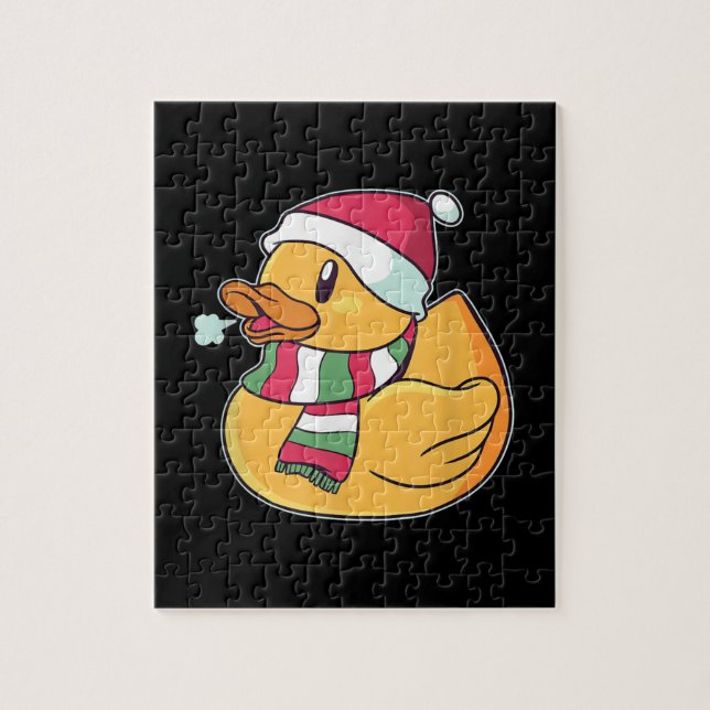 Cute Dub Duck Christmas Jigsaw Puzzle (Vertical)