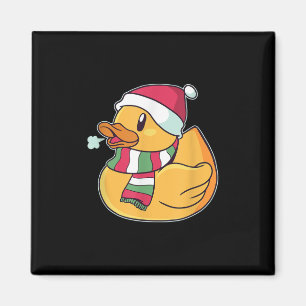 Cute Dub Duck Christmas Magnet