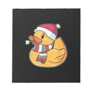 Cute Dub Duck Christmas Notepad