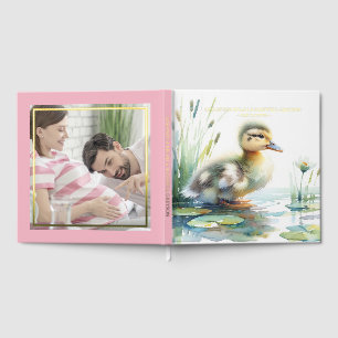 Cute Duck Baby Shower Guest Book